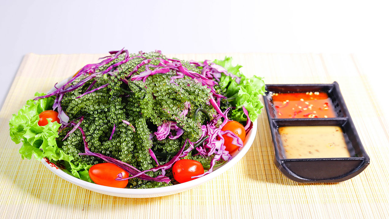 Salad rong nho bổ dưỡng 